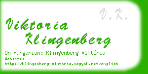 viktoria klingenberg business card